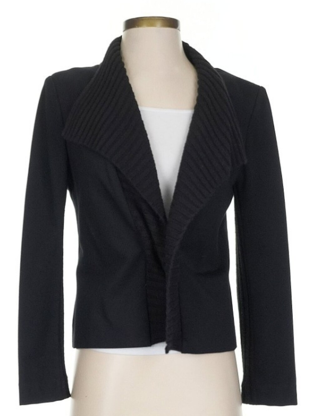 Iris Setlawke Knit Collar Blazer Jacket Suit Coat Women's Size 4